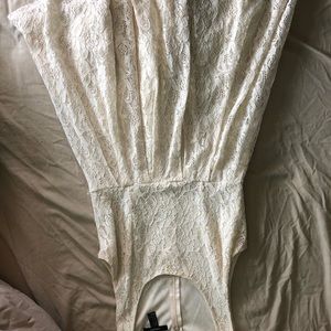 White formal dress